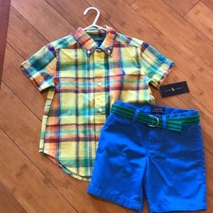 Ralph Lauren Matching Sets - Ralph Lauren. Boys 3T shirt and shorts Ralph Lauren Matching Sets - Ralph Lauren. Boys 3T shirt and shorts
